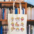 Reading Cupids Books Valentine's Day Teachers Book Lovers Canvas Tote Bag