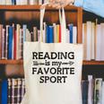 Reading Is My Favorite Sport Bookish Book-Club Bookworm Canvas Tote Bag Reading Is My Favorite Sport Bookish Book-Club Bookworm Canvas Tote Bag