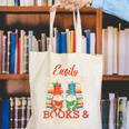 Reading Gnomes Cute Easily Distracted By Books And Gnomes Canvas Tote Bag