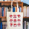 Reading Heart Book Valentines Day Teacher Women Girl Canvas Tote Bag