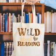 Reading Lover Wild About Reading Reading Books And Bookworm Canvas Tote Bag