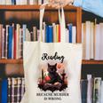 Reading Because Murder Is Wrong Books And Cats Book Lovers Canvas Tote Bag