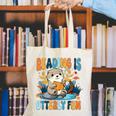 Reading Is Otterly Fun Sea Otter Book Lover Bookworm Canvas Tote Bag Reading Is Otterly Fun Sea Otter Book Lover Bookworm Canvas Tote Bag