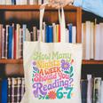 Reading Six Seven Meme Book Lover 67 Teacher 6 7 Canvas Tote Bag