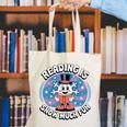 Reading Is Snow Much Fun Snowflake Book Lovers Winter Theme Premium Tri-Blend Canvas Tote Bag