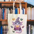 ReadsALOTL Cute Axolotl Book Lover Canvas Tote Bag ReadsALOTL Cute Axolotl Book Lover Canvas Tote Bag