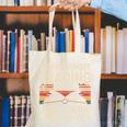 Retro A Day Without Reading Is Like Just Kidding Book Lover Canvas Tote Bag