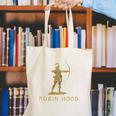 Robin Hood The Archer Book Cover Illustration In Gold Canvas Tote Bag Robin Hood The Archer Book Cover Illustration In Gold Canvas Tote Bag