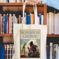 Robinson Crusoe Book Cover 1920 Canvas Tote Bag Robinson Crusoe Book Cover 1920 Canvas Tote Bag