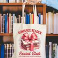 Romance Book Reading Bookish Romance Reader Social Club Canvas Tote Bag