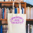 Romantasy Book Reader Aesthetic With Fantasy Feels Canvas Tote Bag Romantasy Book Reader Aesthetic With Fantasy Feels Canvas Tote Bag