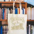 Romantasy Reader Book Reading Probably Reading About Dragons Canvas Tote Bag