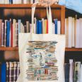 RtY Book Man Graphic Eyes Colorful Art Small Canvas Tote Bag RtY Book Man Graphic Eyes Colorful Art Small Canvas Tote Bag