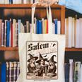 Salem Book Club Bookish Halloween Retro Salem Witch Book Canvas Tote Bag Salem Book Club Bookish Halloween Retro Salem Witch Book Canvas Tote Bag