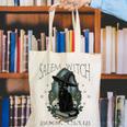 Salem Witch Book Club Cat Reading Witchy Halloween Men Canvas Tote Bag
