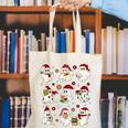 Santa Ghost Reading Books Christmas Library Teacher Canvas Tote Bag Santa Ghost Reading Books Christmas Library Teacher Canvas Tote Bag