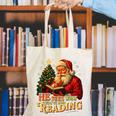 He Sees What You’Ve Been Reading Santa Book Lover Christmas Canvas Tote Bag He Sees What You’Ve Been Reading Santa Book Lover Christmas Canvas Tote Bag