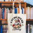 He Sees What You'Ve Been Reading Santa Xmas Book Lover Canvas Tote Bag He Sees What You'Ve Been Reading Santa Xmas Book Lover Canvas Tote Bag