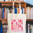 Selectively Social Sarcastic Introvert Humor Canvas Tote Bag Selectively Social Sarcastic Introvert Humor Canvas Tote Bag