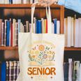 Senior 2026 Final Chapter Retro Book Lover Last First Day Canvas Tote Bag