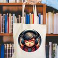 Serene Music Enthusiast With Headphones Introvert Cute Boy Canvas Tote Bag Serene Music Enthusiast With Headphones Introvert Cute Boy Canvas Tote Bag