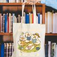 Silly-Goose Book Club Goose And Book Lovers Canvas Tote Bag