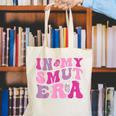 In My Smut Era Groovy Smut Book Reading Spicy Book Romance Canvas Tote Bag