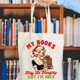 Smut Reader Christmas My Books May Be Naughty But I'm Nice Canvas Tote Bag