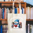 Snow Many Books Snow Little Time Snowman Reading Book Canvas Tote Bag Snow Many Books Snow Little Time Snowman Reading Book Canvas Tote Bag