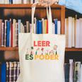 Spanish Reading Book Lover Teacher Maestra Leer Es Poder For Men Women Canvas Tote Bag