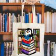 Teacher Librarian Kawaii Penguin Book Lover Penguin Canvas Tote Bag