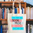 Threadless Grey Sky Chai Trans Book Pride Graphic Canvas Tote Bag