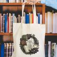 Tired Moms Book Club Dark Floral Coffee Skeleton Canvas Tote Bag Tired Moms Book Club Dark Floral Coffee Skeleton Canvas Tote Bag