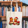 ’Tis The Season To Be Reading Book Lover Canvas Tote Bag