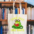 Toad-Ally 100 Days Smarter Frog Reading Book 100 School Day Canvas Tote Bag Toad-Ally 100 Days Smarter Frog Reading Book 100 School Day Canvas Tote Bag