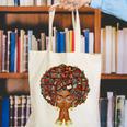 History Month Afro Book Lover Women Girls Librarian Canvas Tote Bag