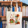 Turkey Reading Books Fall Librarian Book Lover Teacher Kids Canvas Tote Bag