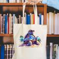Turtle Wearing Sunglasses Reading A Book On The Beach Summer Canvas Tote Bag
