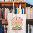 Unearth a Story 2026 Summer Reading Program Flowers Book Premium Tri-Blend Canvas Tote Bag Unearth a Story 2026 Summer Reading Program Flowers Book Premium Tri-Blend Canvas Tote Bag