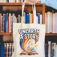 Unearth A Story Rainbow Treasure Book Canvas Tote Bag Unearth A Story Rainbow Treasure Book Canvas Tote Bag