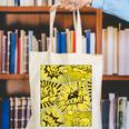 Varsity-Gold Yellow Comic Book University Varsity-Gold Canvas Tote Bag
