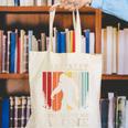Vintage Basically Just Leave Me Alone Bigfoot Introverts Canvas Tote Bag
