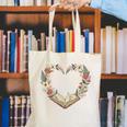 Vintage Book Lover Valentine Heart Canvas Tote Bag Vintage Book Lover Valentine Heart Canvas Tote Bag