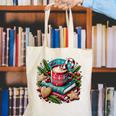 Vintage Cozy Winter Hot Cocoa Books Gingerbread Book Lovers Canvas Tote Bag Vintage Cozy Winter Hot Cocoa Books Gingerbread Book Lovers Canvas Tote Bag