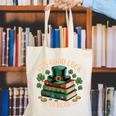 Vintage It's Good Luck To Read St Patrick's Day Book Lucky Canvas Tote Bag