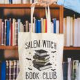 Vintage Salem Book Club Cat Bookish Spooky Halloween Canvas Tote Bag Vintage Salem Book Club Cat Bookish Spooky Halloween Canvas Tote Bag