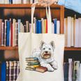 West Highland Terrier Books Dog Breed Westie For Men Women Kids Canvas Tote Bag West Highland Terrier Books Dog Breed Westie For Men Women Kids Canvas Tote Bag