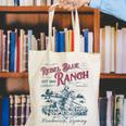 Western Book Love Cowboy Reader Bookish Bookworm Cowgirl Canvas Tote Bag