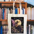 Whimsical Book Fairy Reading Bookish Fairycore Canvas Tote Bag