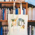Wild About Reading Animals And Book Lovers Canvas Tote Bag